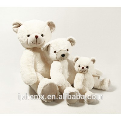 White Stuffed Bear Plush White Bear For Children Gifts