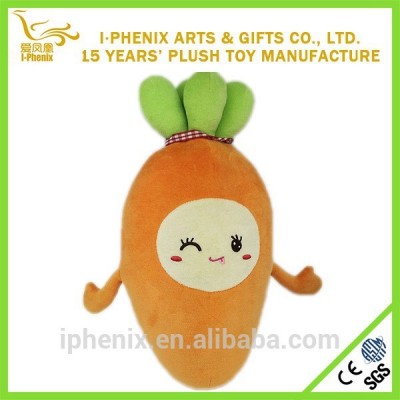 Cartoon Vegetable Lovely Carrot Toy Stuffed Carrot Rabbit Toy