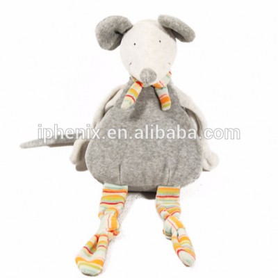 Baby Toy Mouse Toy Soft Plush Grey Mouse Toy