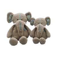 OEM Christmas Gifts Grey Cotton Fabric Elephant Kids Toys 9.5 inch  Big Plush Elephant