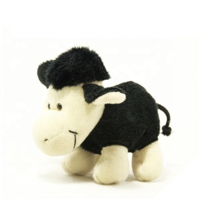 Customized small size sheep soft plush toy keychain for promotion