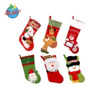 Christmas decoration socks for 2018 new products plush kids sock